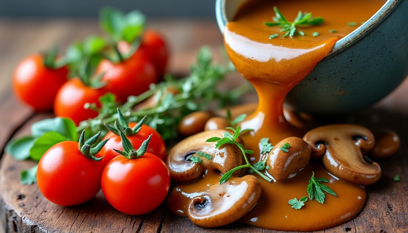 découvrez comment préparer un jus de viande savoureux sans utiliser de viande grâce à nos astuces et recettes végétales faciles et gourmandes.