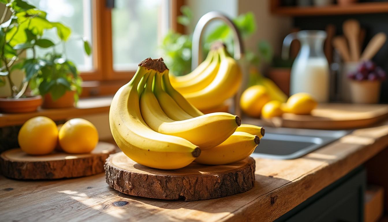 découvrez nos astuces simples et efficaces pour conserver vos bananes fraîches plus longtemps et éviter qu'elles ne noircissent rapidement.