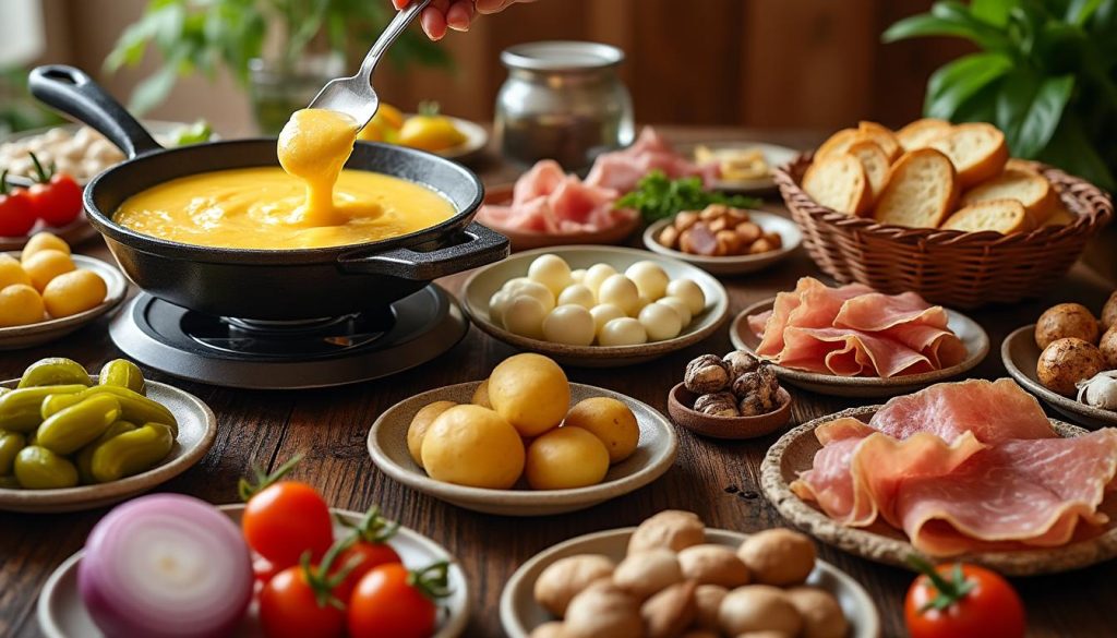 découvrez quel accompagnement choisir pour une raclette parfaite et savourez un repas convivial et gourmand.