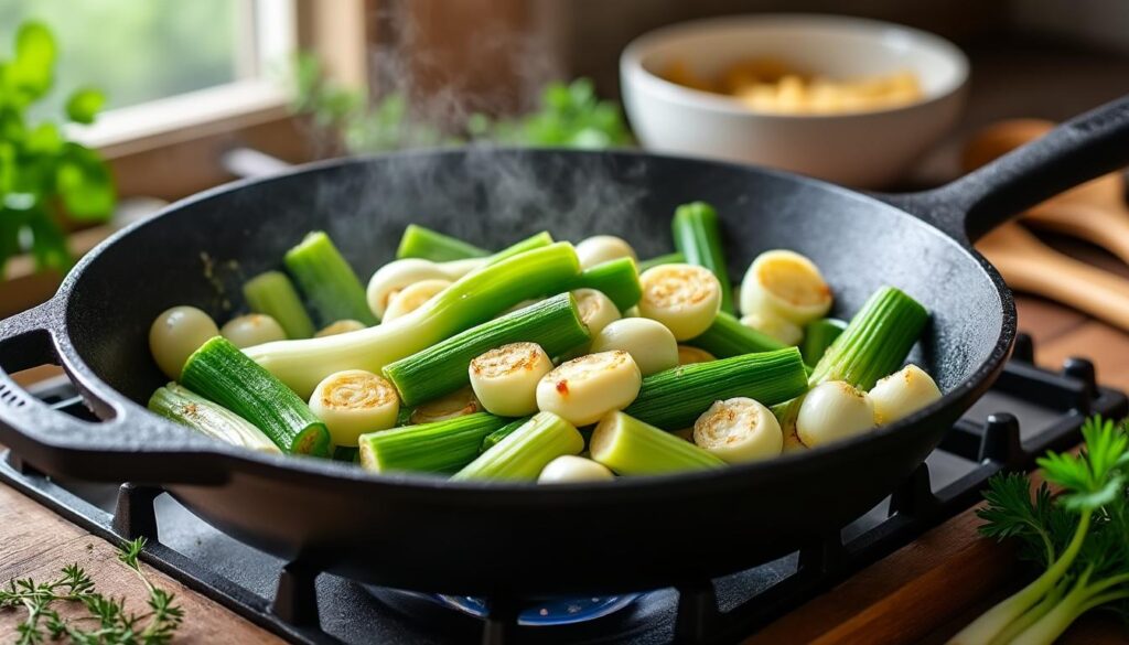 découvrez l'astuce simple pour cuire vos poireaux à la poêle et obtenir des légumes fondants, savoureux et parfaitement caramelisés à chaque fois.