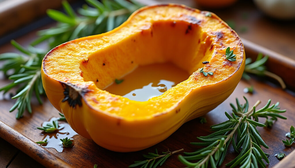 découvrez l'astuce simple pour cuisiner la courge au four et obtenir une chair fondante et savoureuse à chaque fois.