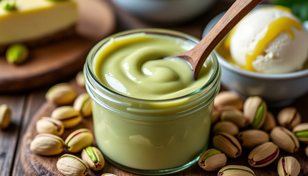 découvrez comment la crème de pistache peut transformer vos desserts maison en véritables délices grâce à une astuce simple et gourmande.